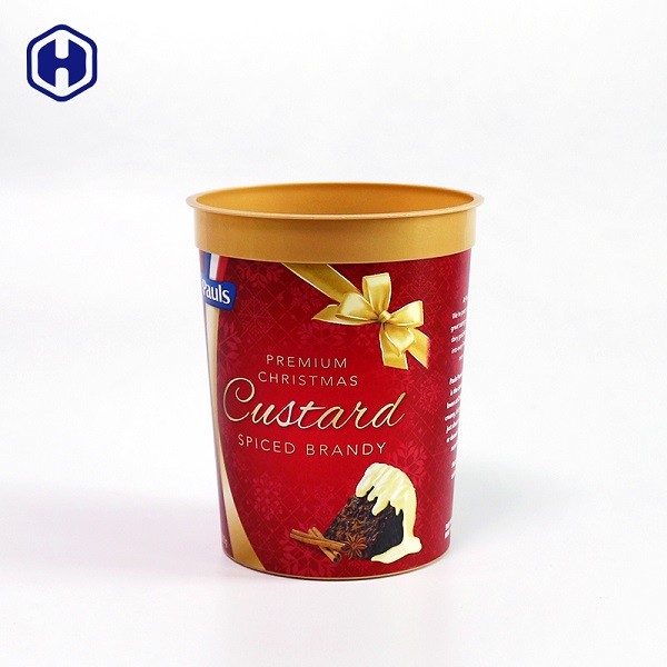 वाणिज्यिक सजावटी IML कप डिस्पोजेबल आइसक्रीम कप फ्रीजर उपयोग
